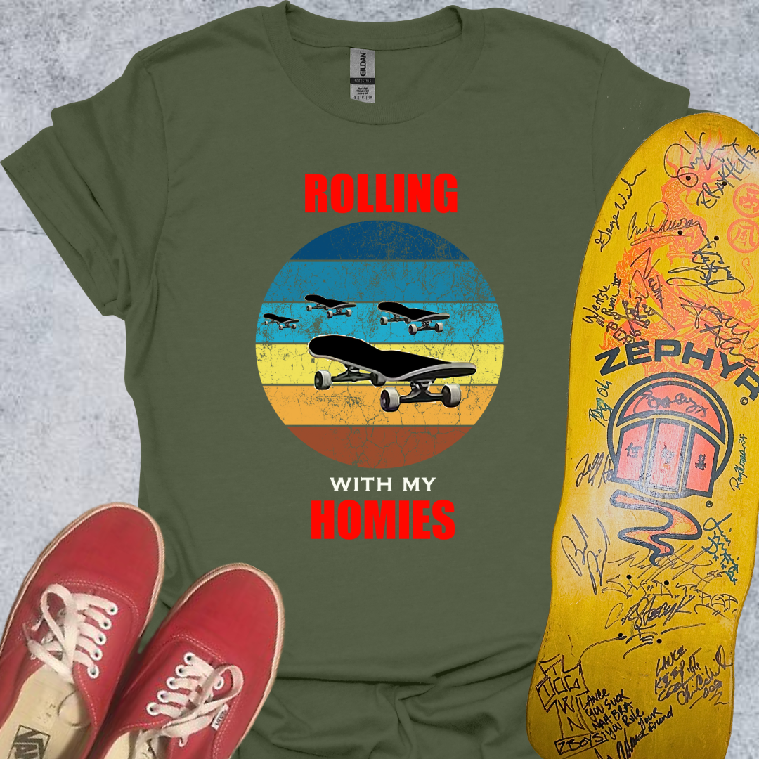Rolling With The Homies T-Shirt
